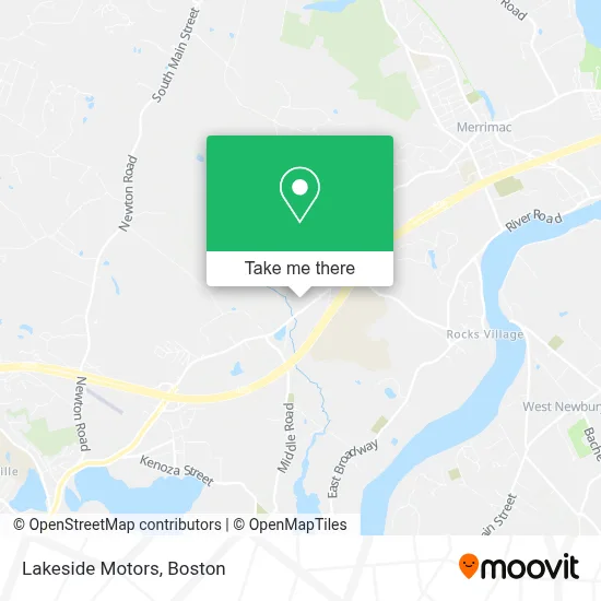 Lakeside Motors map