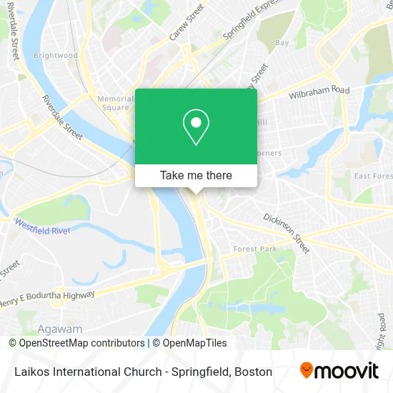 Laikos International Church - Springfield map