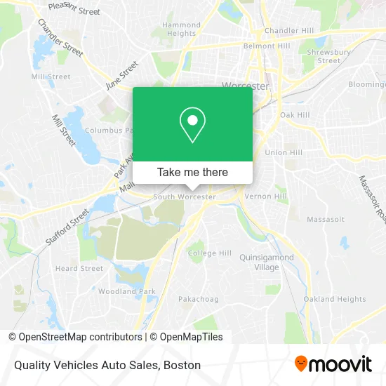 Quality Vehicles Auto Sales map