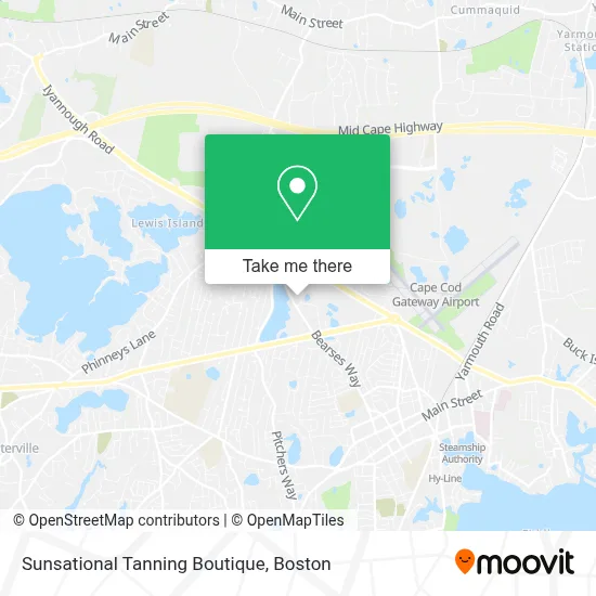 Sunsational Tanning Boutique map