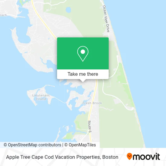 Apple Tree Cape Cod Vacation Properties map