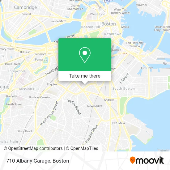 710 Albany Garage map