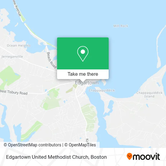 Edgartown United Methodist Church map