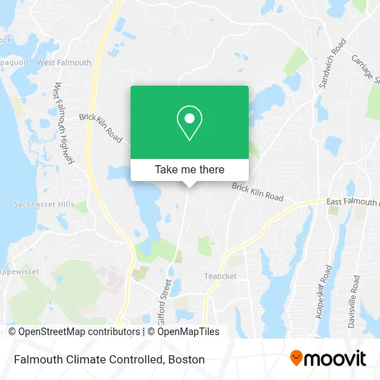 Falmouth Climate Controlled map
