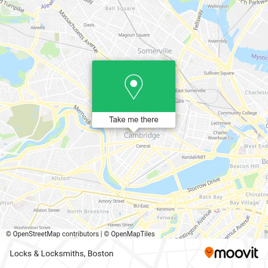 Locks & Locksmiths map