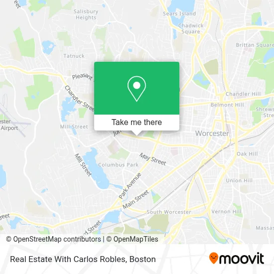 Real Estate With Carlos Robles map