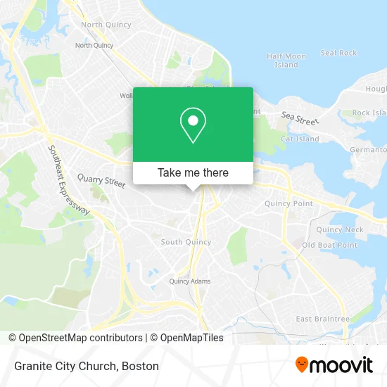 Granite City Church map