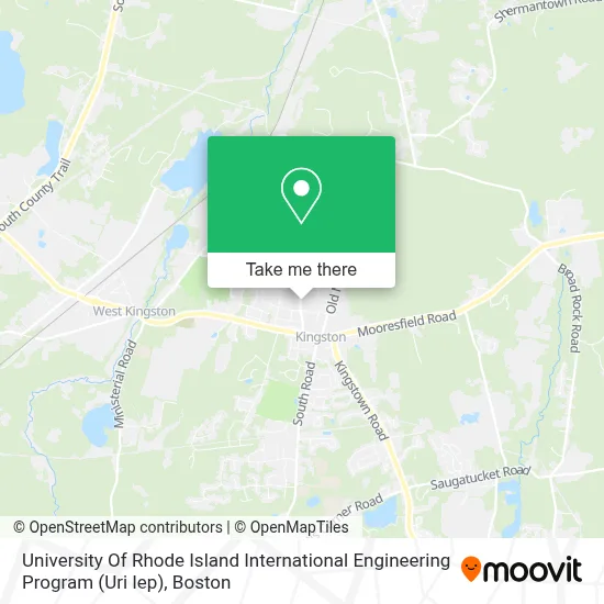 University Of Rhode Island International  Engineering Program (Uri Iep) map