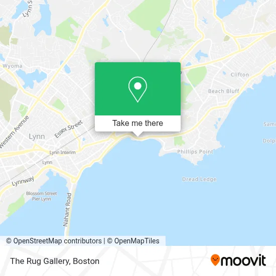 The Rug Gallery map