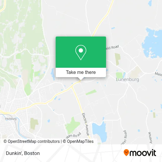 Dunkin' map