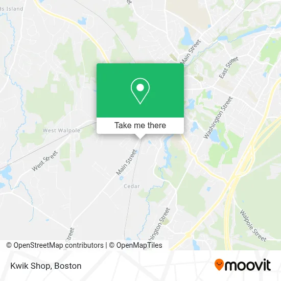 Kwik Shop map