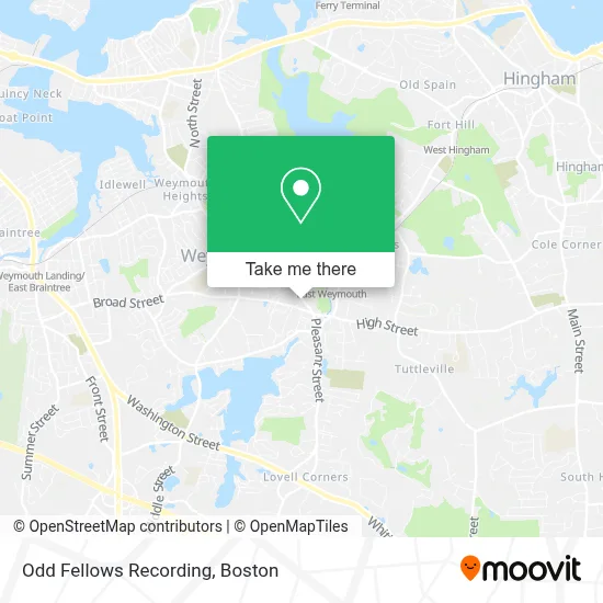 Odd Fellows Recording map