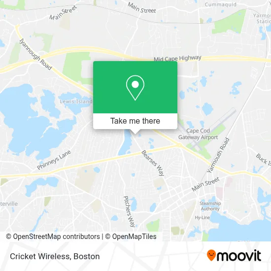 Cricket Wireless map