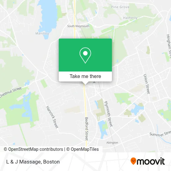 L & J Massage map