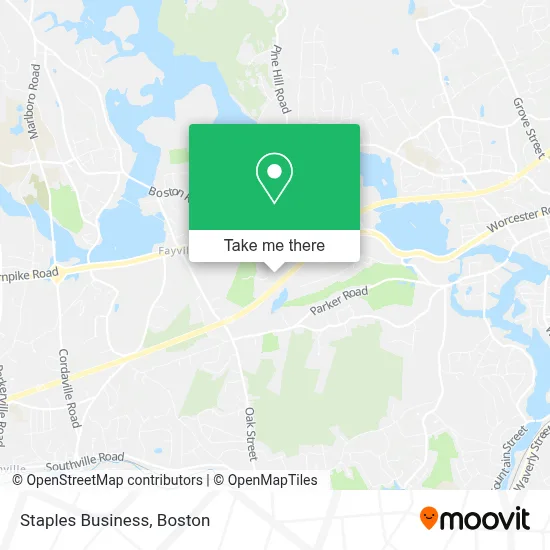 Staples Business map
