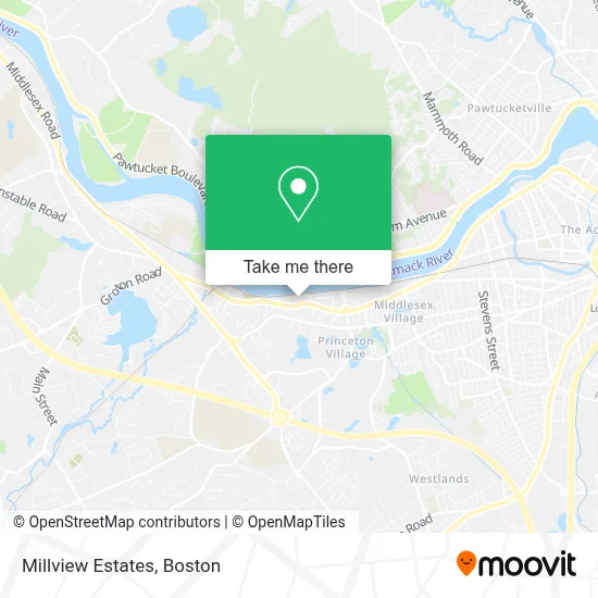 Millview Estates map