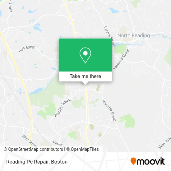 Reading Pc Repair map