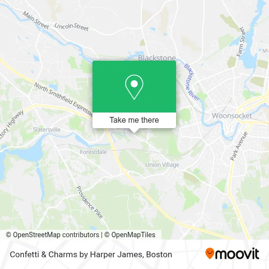Confetti & Charms by Harper James map