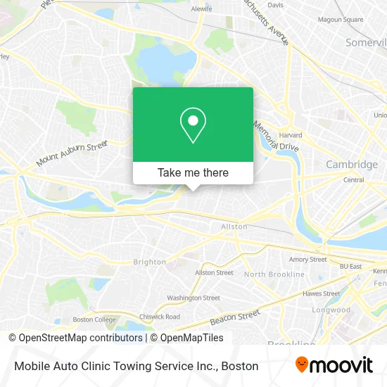 Mobile Auto Clinic Towing Service Inc. map