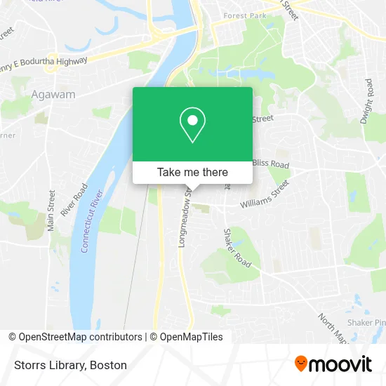 Storrs Library map