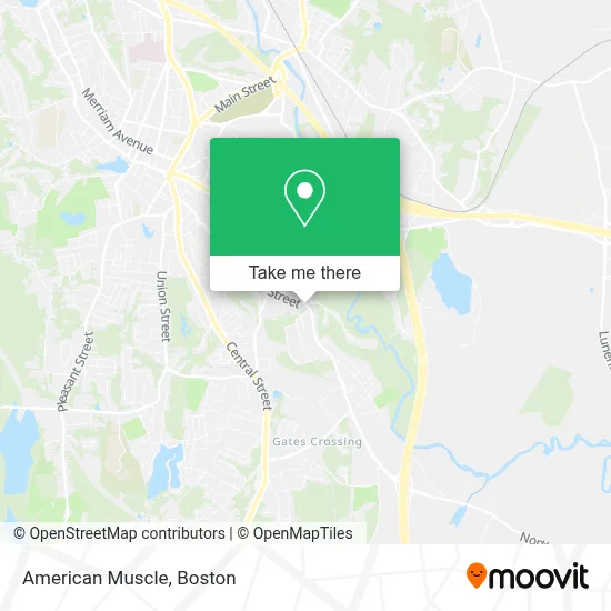 American Muscle map