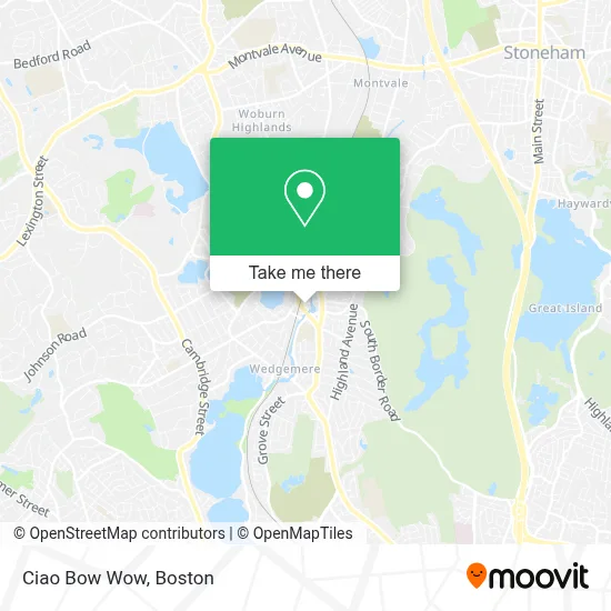 Ciao Bow Wow map