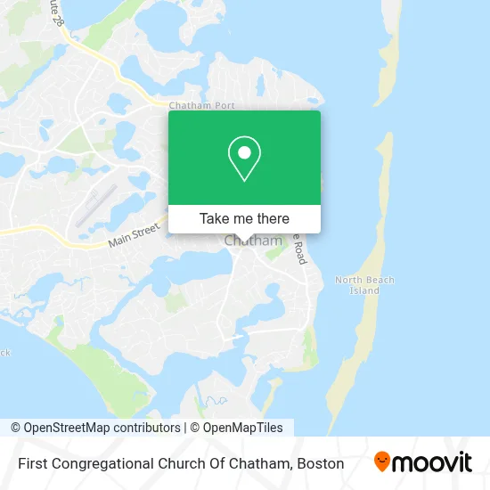 First Congregational Church Of Chatham map