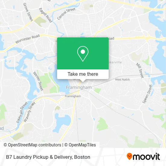 B7 Laundry Pickup & Delivery map