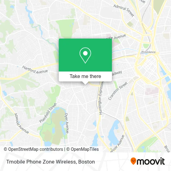 Tmobile Phone Zone Wireless map