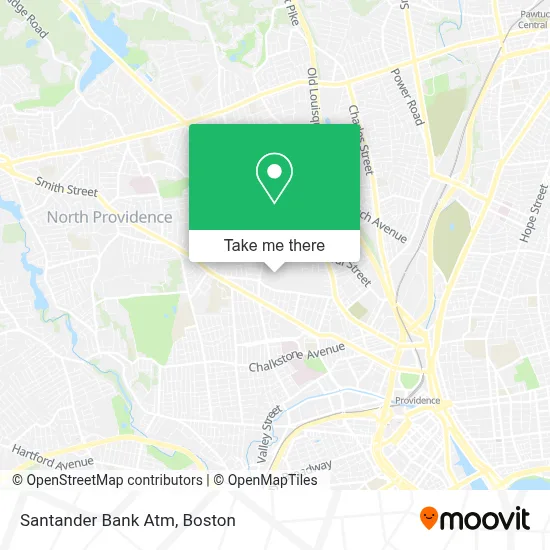 Santander Bank Atm map