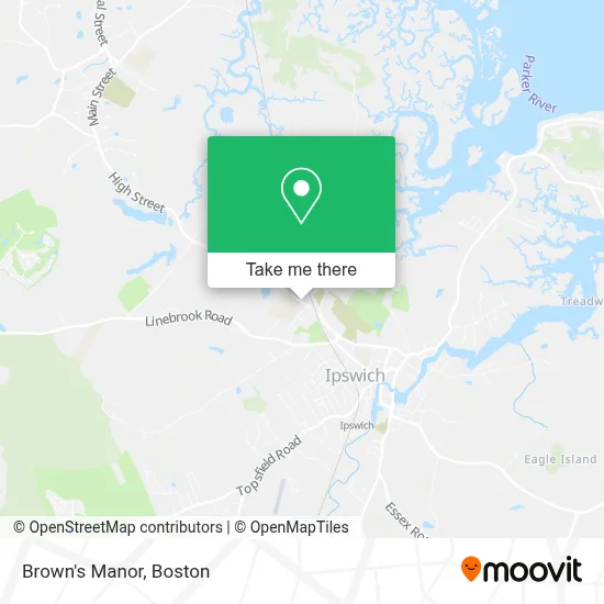 Brown's Manor map