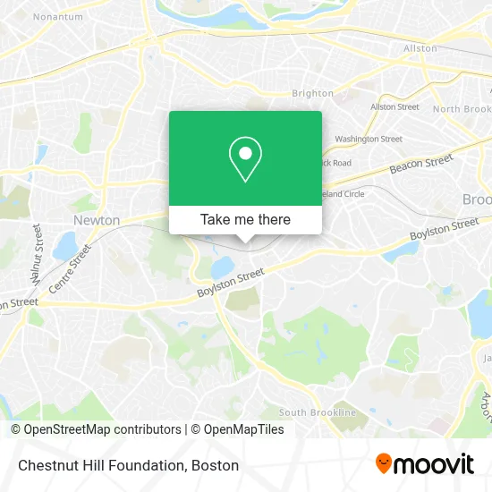 Chestnut Hill Foundation map
