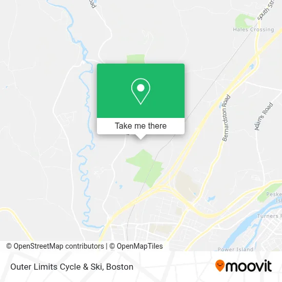 Outer Limits Cycle & Ski map