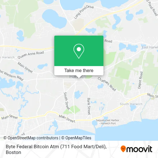 Byte Federal Bitcoin Atm (711 Food Mart / Deli) map
