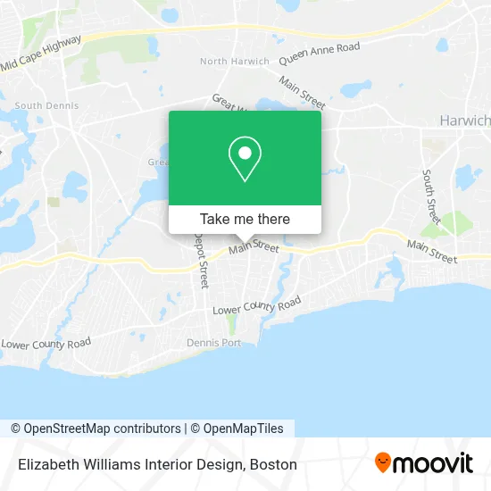Elizabeth Williams Interior Design map