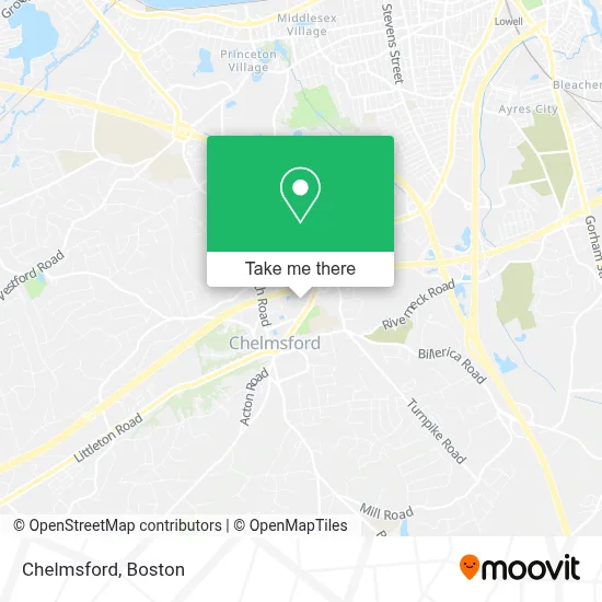 Chelmsford map