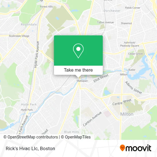 Rick's Hvac Llc map