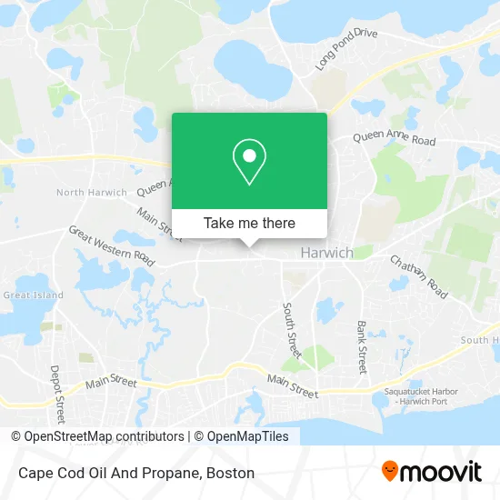 Cape Cod Oil And Propane map