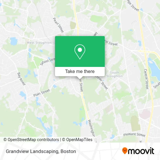 Grandview Landscaping map