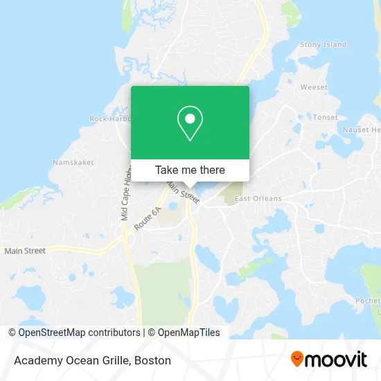 Academy Ocean Grille map