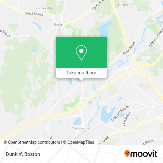 Dunkin' map