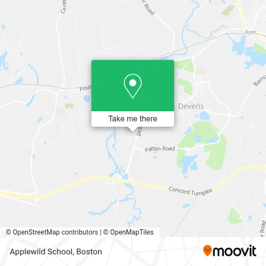 Applewild School map