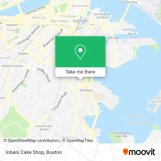 Inbals Cake Shop map