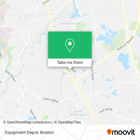 Equipment Depot map