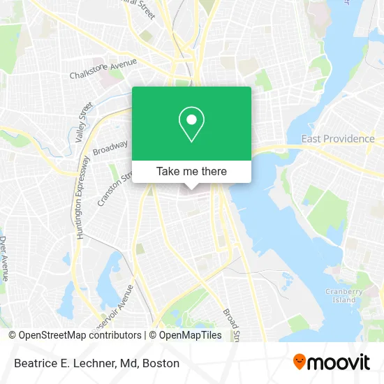 Beatrice E. Lechner, Md map