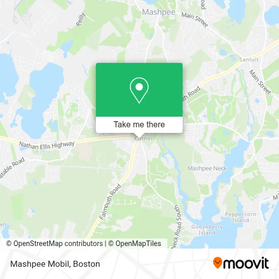 Mashpee Mobil map
