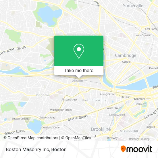 Boston Masonry Inc map