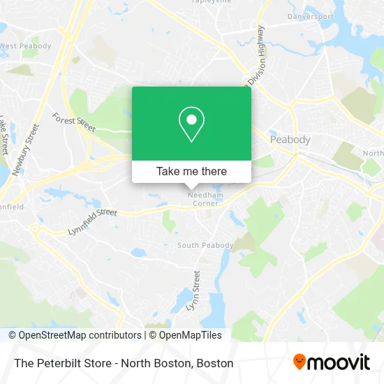 The Peterbilt Store - North Boston map