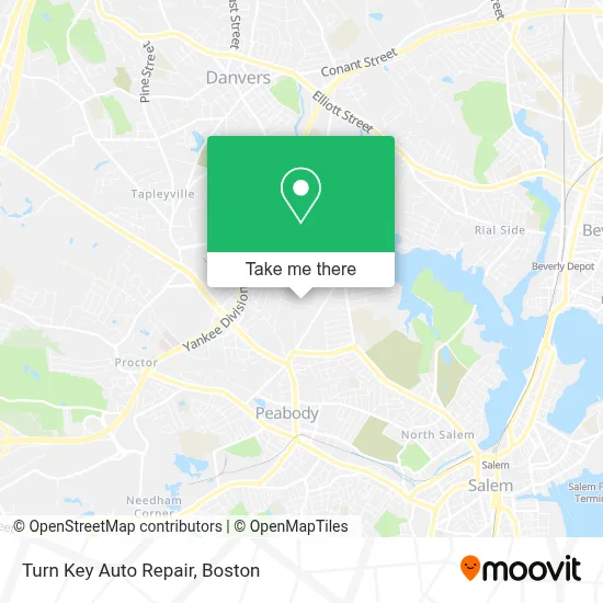 Turn Key Auto Repair map