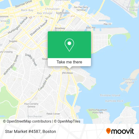 Star Market #4587 map